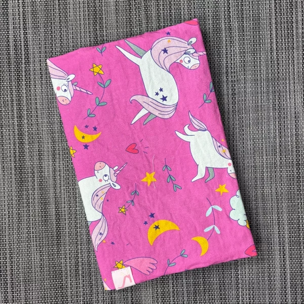Astuccio cambio Unicorni grandi fucsia